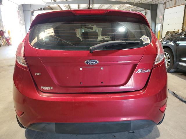 Hatchbacks FORD FIESTA 2015 Czerwony
