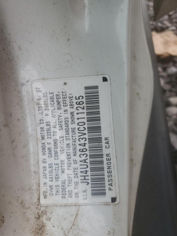 1997 Acura 3.2Tl VIN: JH4UA3643VC011265 Lot: 94368135