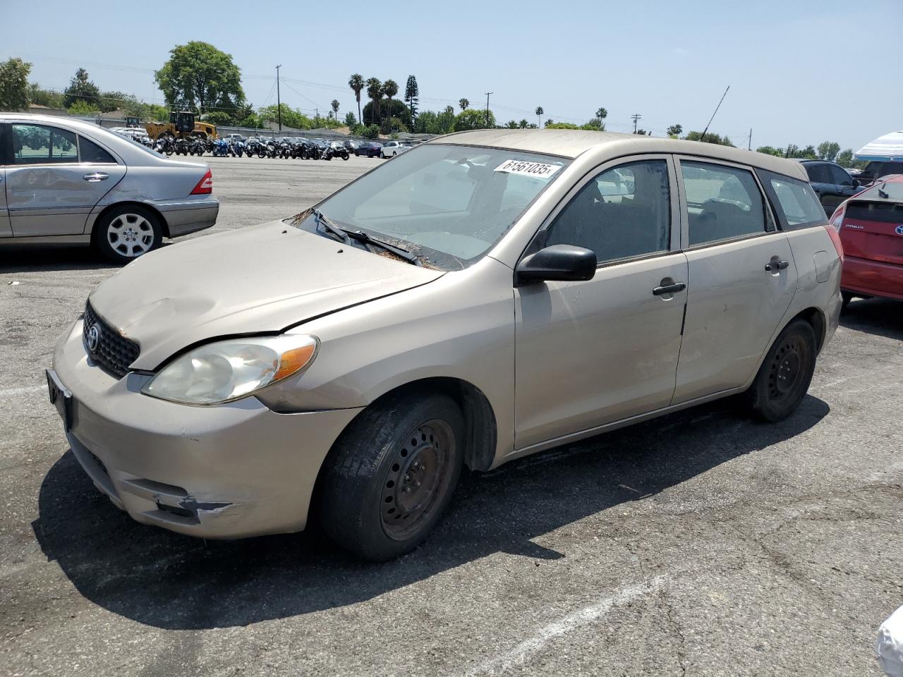 2003 Toyota Corolla Matrix Xr gold null gas 2T1KR32E73C141389 photo #1