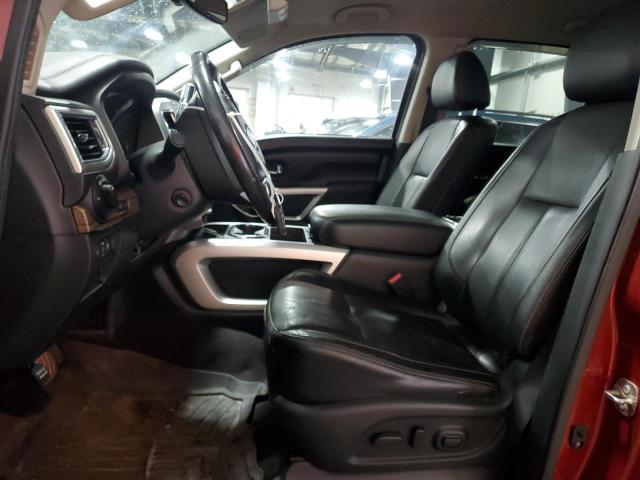  NISSAN TITAN 2017 Red