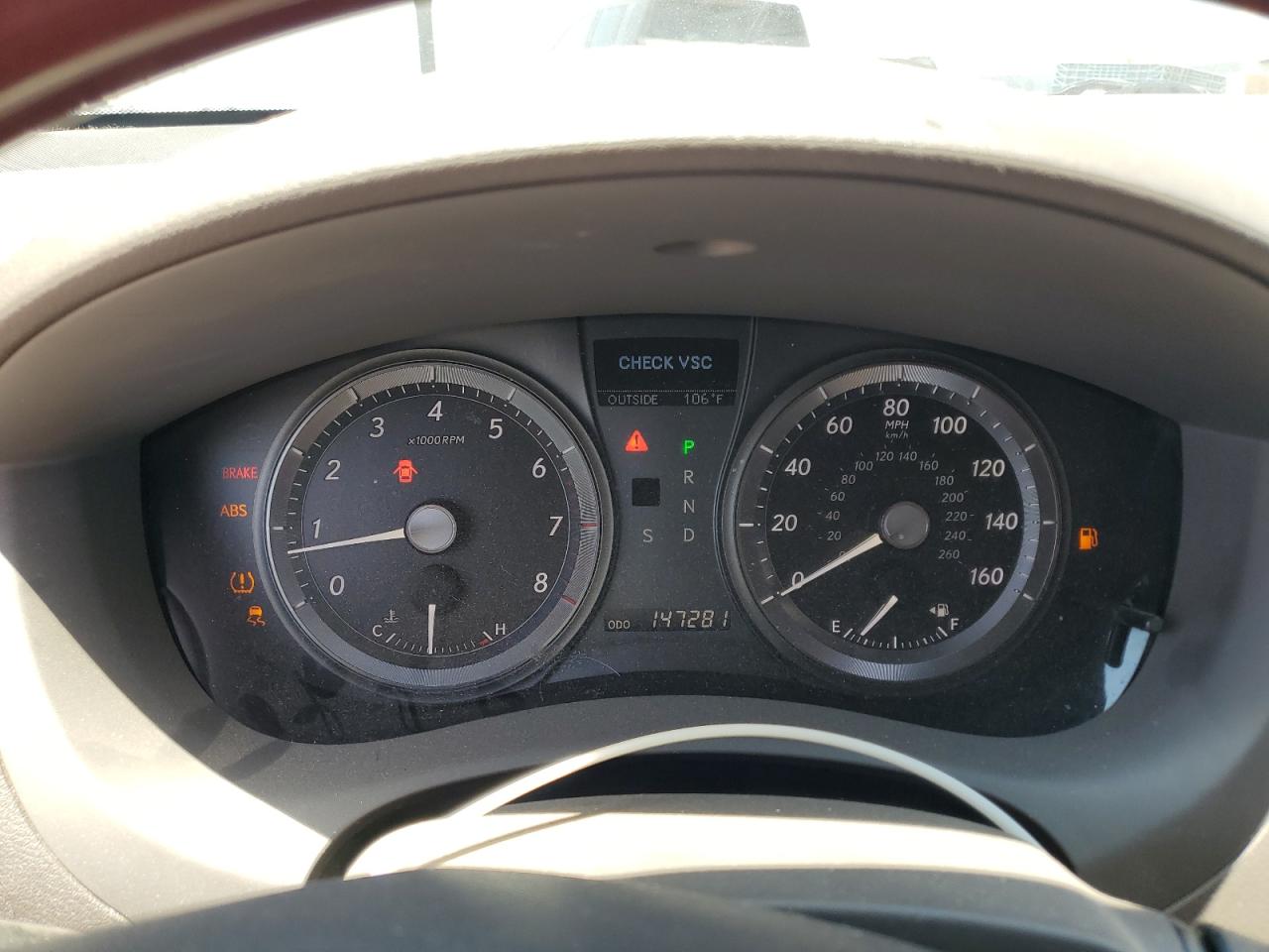 2008 Lexus Es 350 VIN: JTHBJ46G982178912 Lot: 63121755