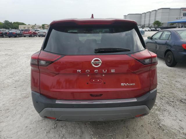  NISSAN ROGUE 2021 Красный