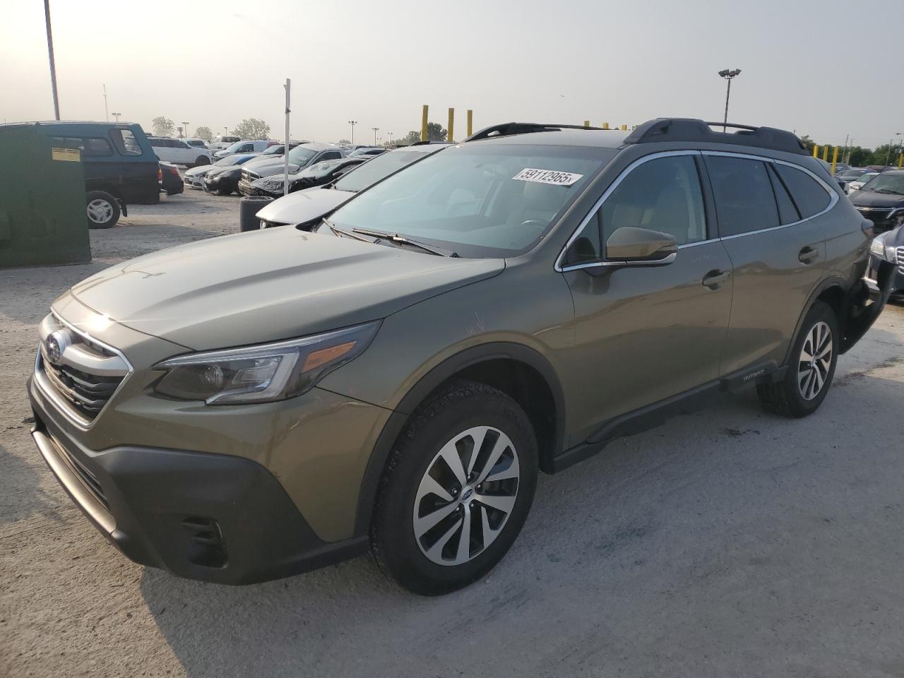 2022 Subaru Outback Premium на продаже в Indianapolis, IN - Rear End