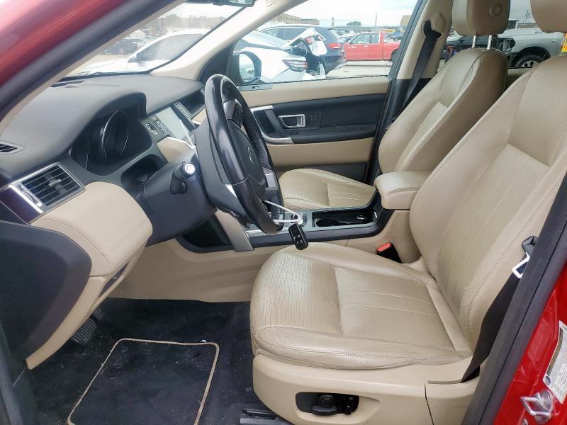  LAND ROVER DISCOVERY 2019 Czerwony