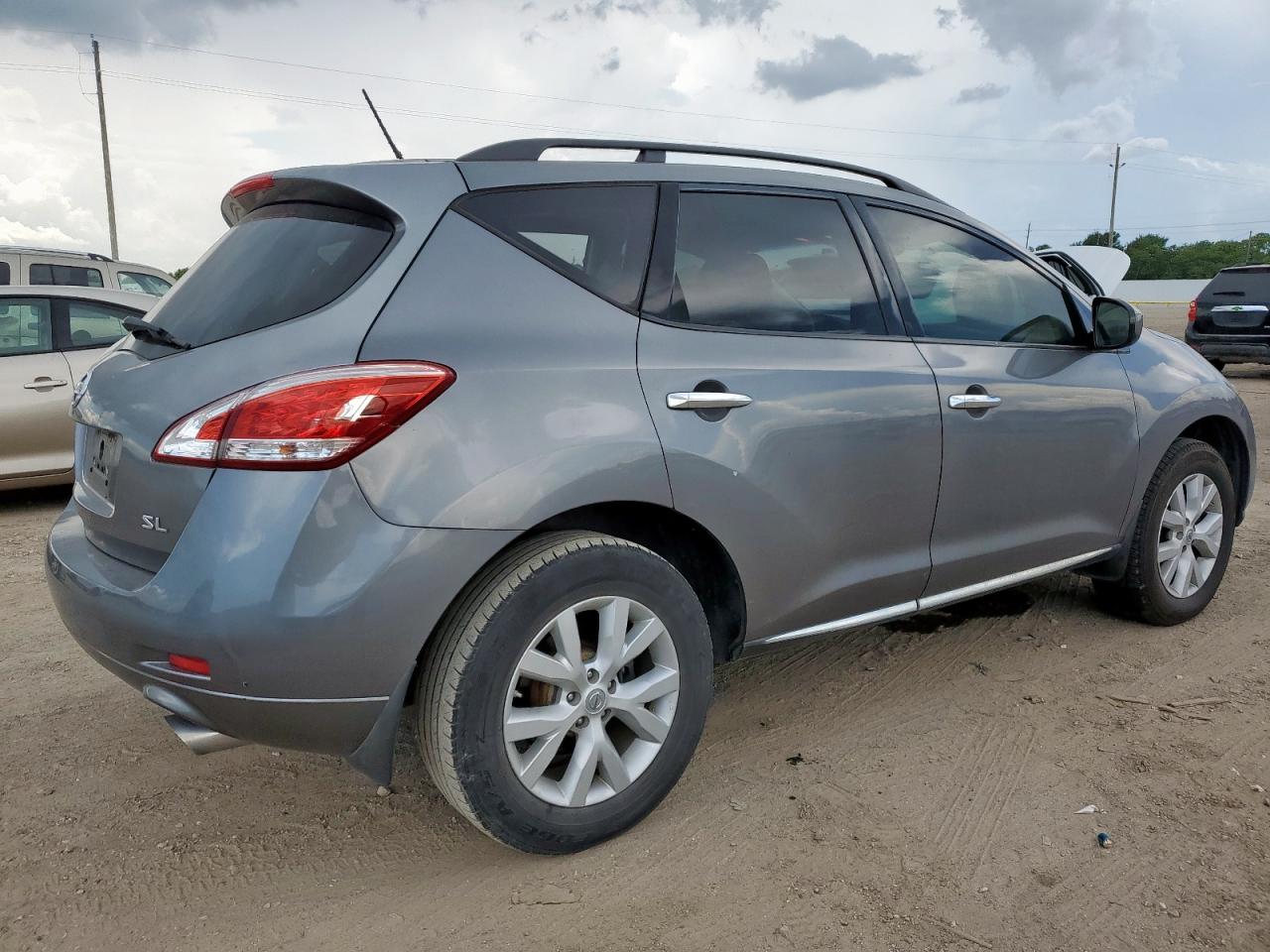 2013 Nissan Murano S grey null gas JN8AZ1MU2DW208403 photo #4