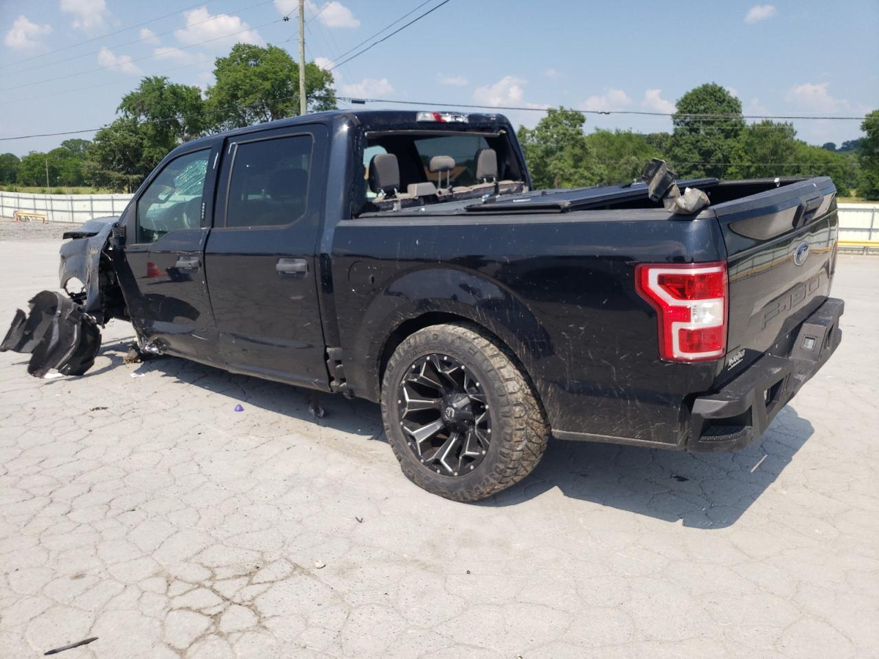2018 Ford F150 Supercrew black null gas 1FTEW1C56JKE77572 photo #3