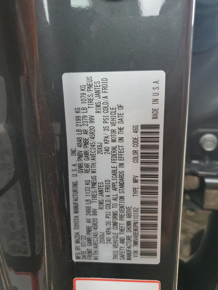 2023 Mazda Cx-50 Premium Plus VIN: 7MMVABEM0PN110182 Lot: 61145515