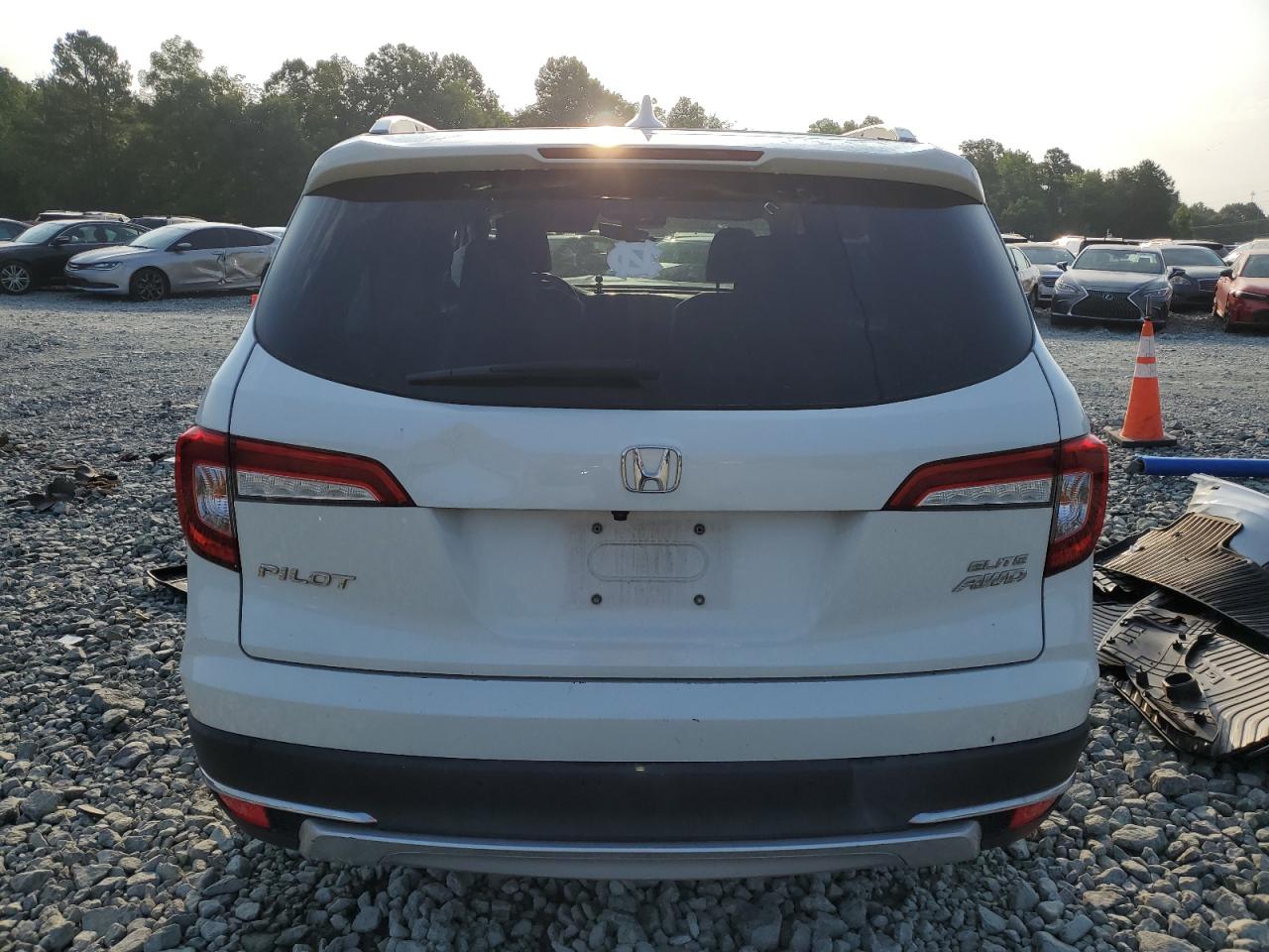 2021 Honda Pilot Elite VIN: 5FNYF6H00MB046394 Lot: 61745455