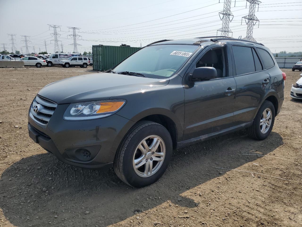 2012 Hyundai Santa Fe Gls იყიდება Elgin-ში, IL - Top/Roof