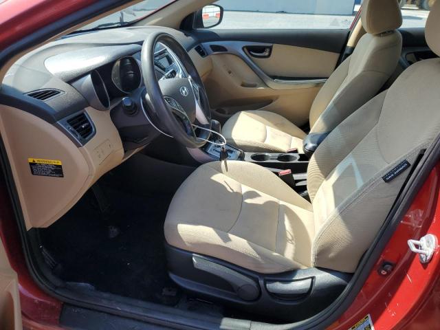 Sedans HYUNDAI ELANTRA 2012 Burgundy