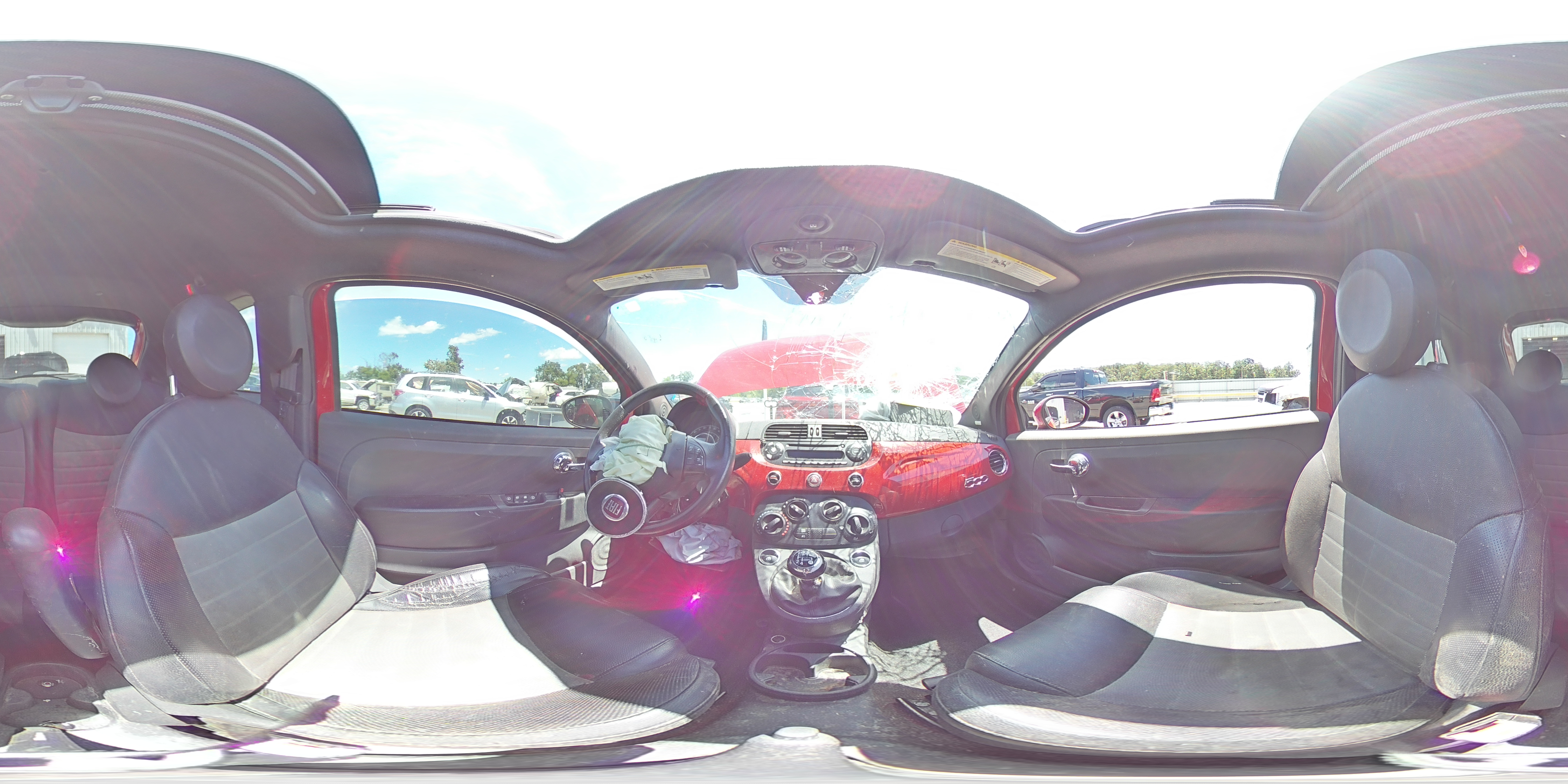 2012 Fiat 500 Sport VIN: 3C3CFFBR5CT179755 Lot: 62296925