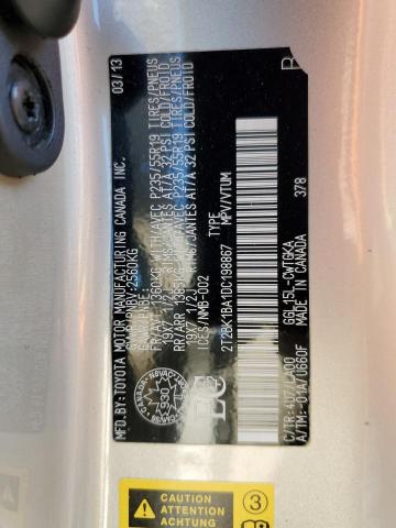 2013 LEXUS RX 350 BASE  