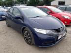 2013 HONDA CIVIC I-DT for sale at Copart WOLVERHAMPTON