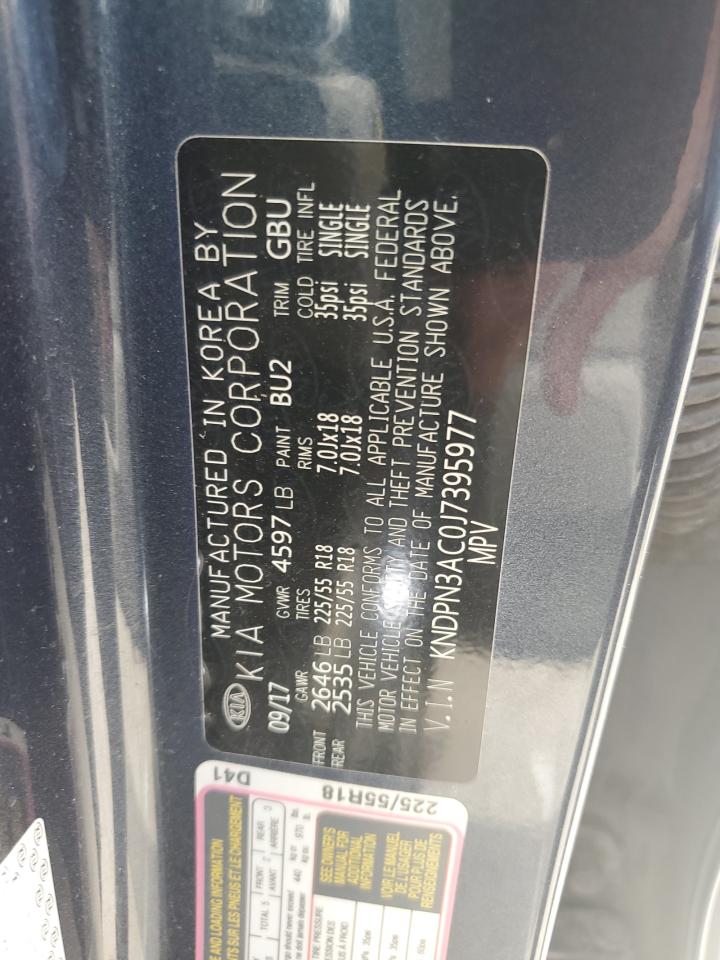 2018 Kia Sportage Ex VIN: KNDPN3AC0J7395977 Lot: 62578285