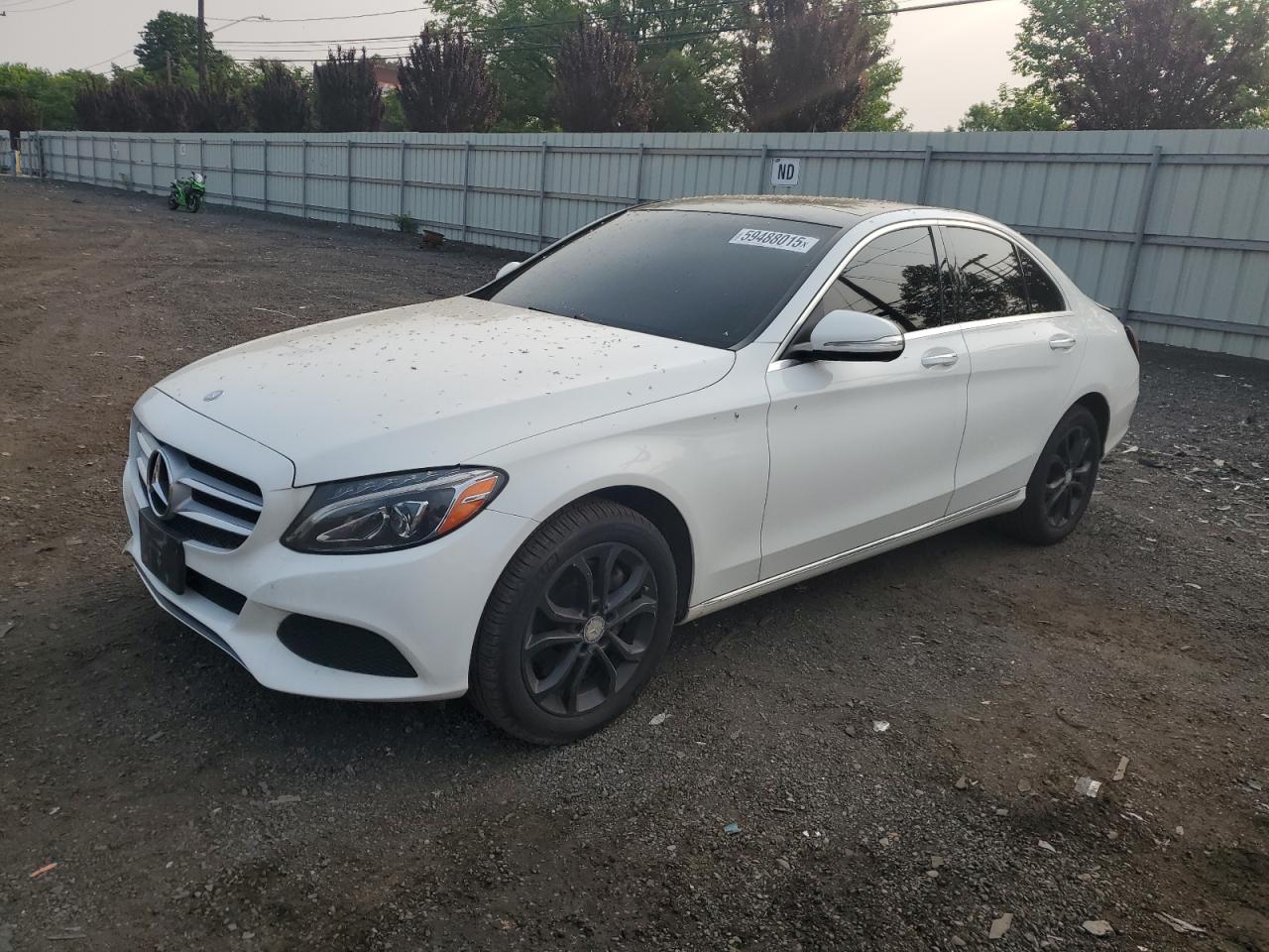 2015 Mercedes-Benz C 300 4Matic en Venta en New Britain, CT - Rear End