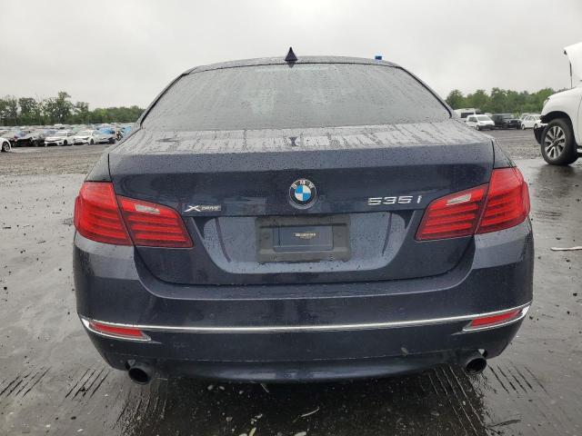 Sedans BMW 5 SERIES 2014 Granatowy