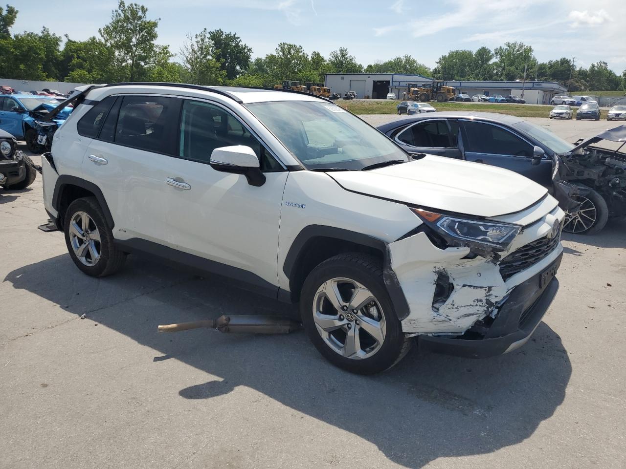 TOYOTA RAV4 2021 VIN 4T3D6RFVXMU054558 zdjęcie 4