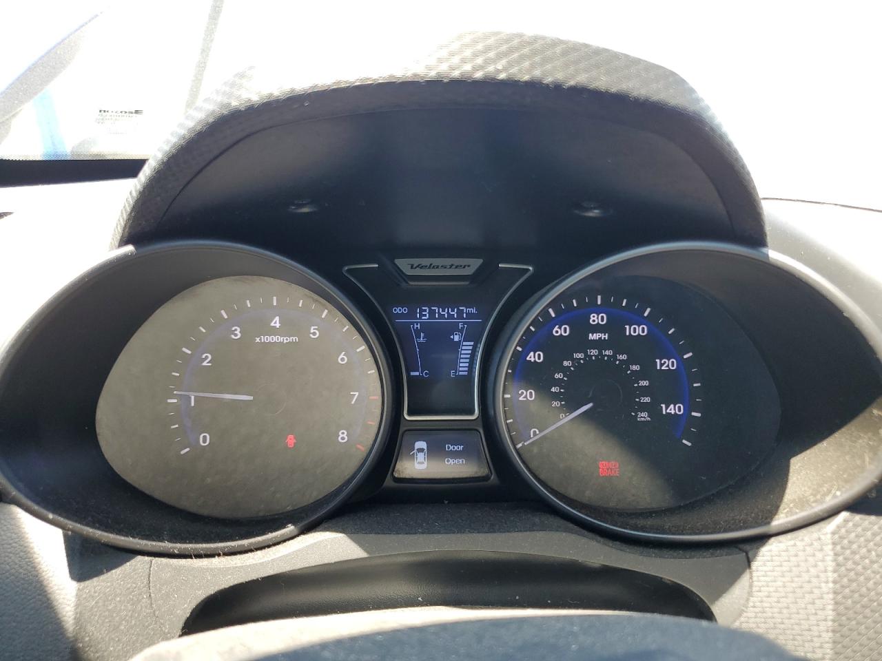 2013 Hyundai Veloster Turbo VIN: KMHTC6AE3DU156562 Lot: 61860885