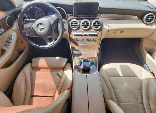 Sedans MERCEDES-BENZ C-CLASS 2015 Biały
