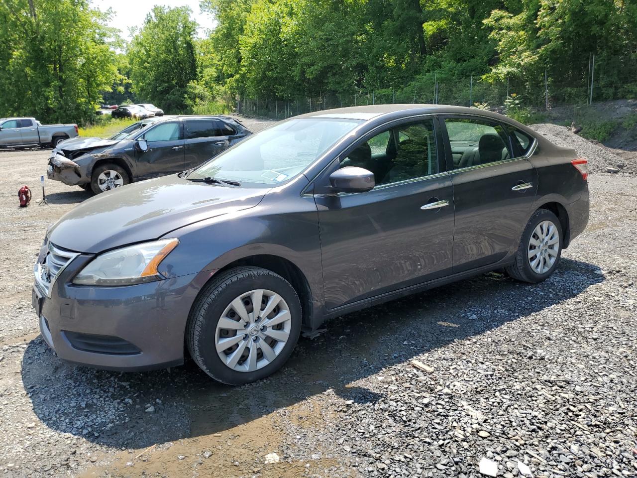 2014 Nissan Sentra S იყიდება Marlboro-ში, NY - Front End