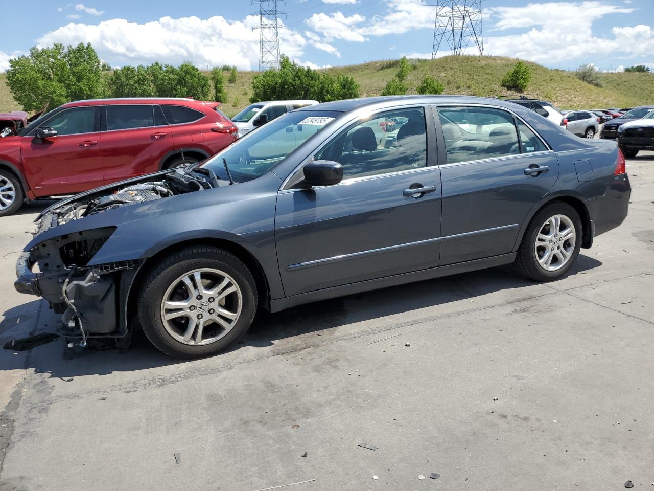 HONDA ACCORD 2007 VIN JHMCM56777C003424