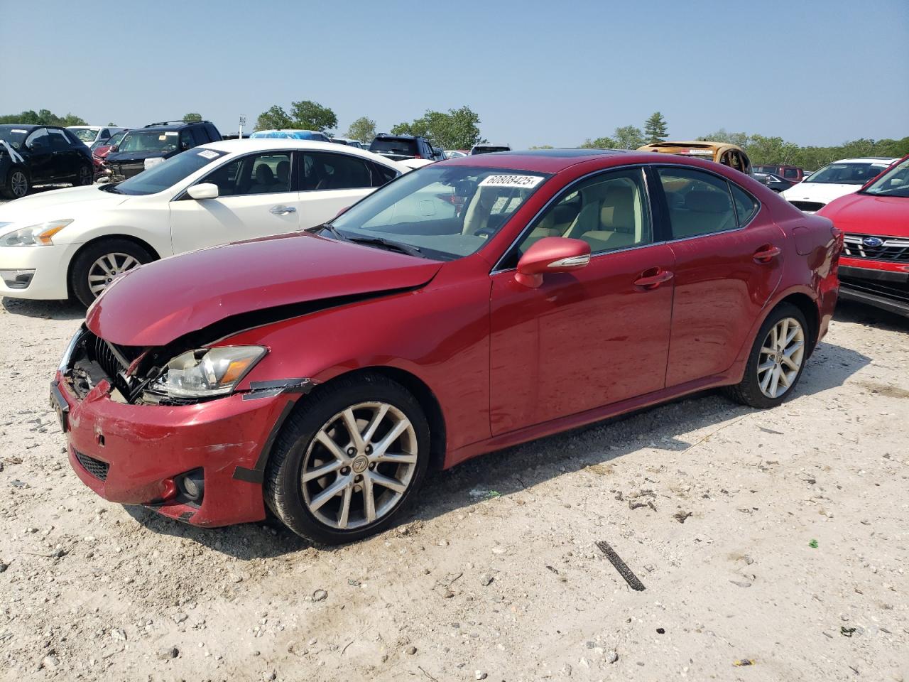 2012 Lexus Is 250 de vânzare în West Warren, MA - Front End