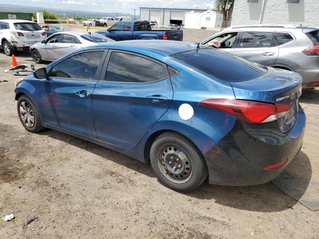  HYUNDAI ELANTRA 2016 Blue