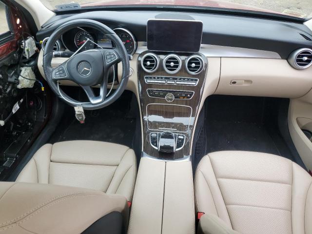  MERCEDES-BENZ C-CLASS 2017 Красный