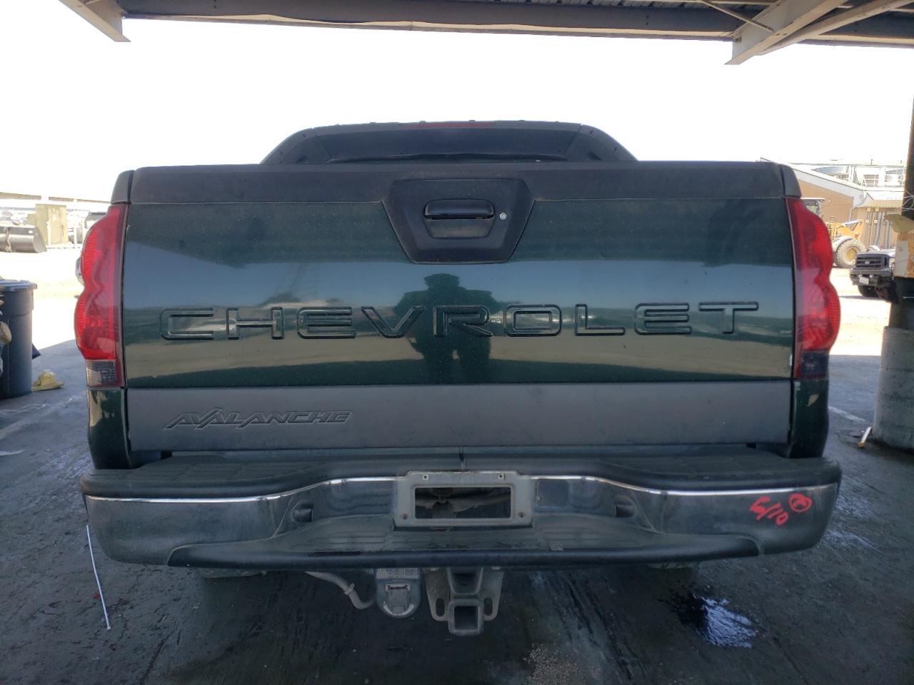 2003 Chevrolet Avalanche C1500 VIN: 3GNEC13T43G335536 Lot: 62093525