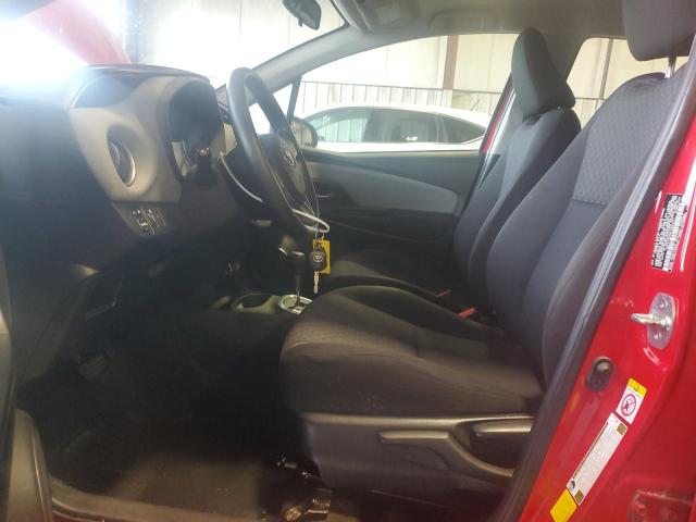  TOYOTA YARIS 2015 Red