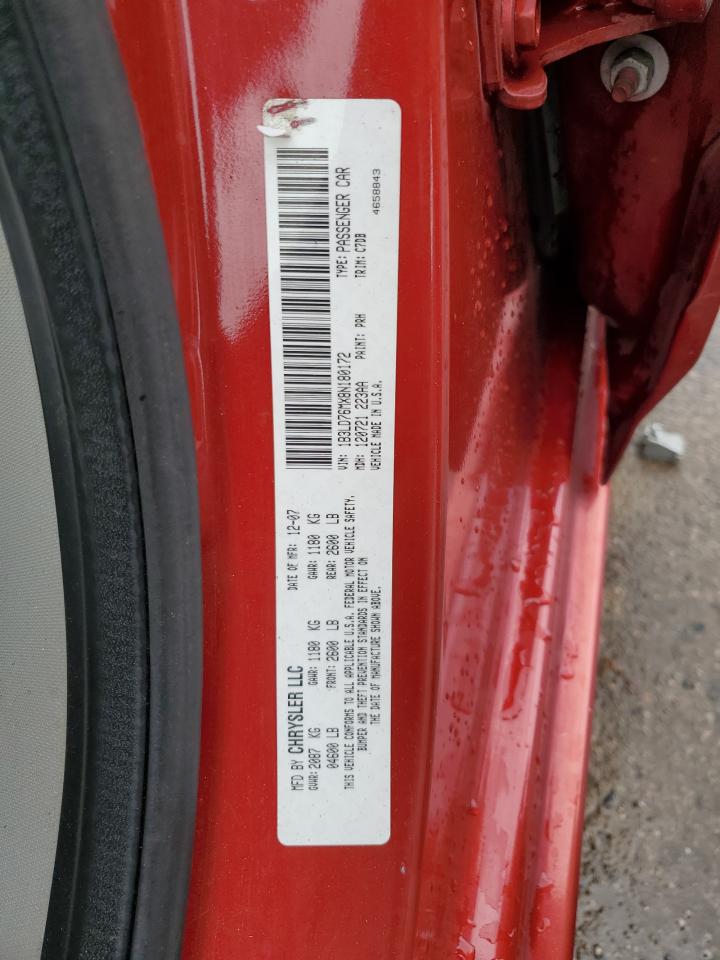 2008 Dodge Avenger R/T VIN: 1B3LD76MX8N180172 Lot: 62020235