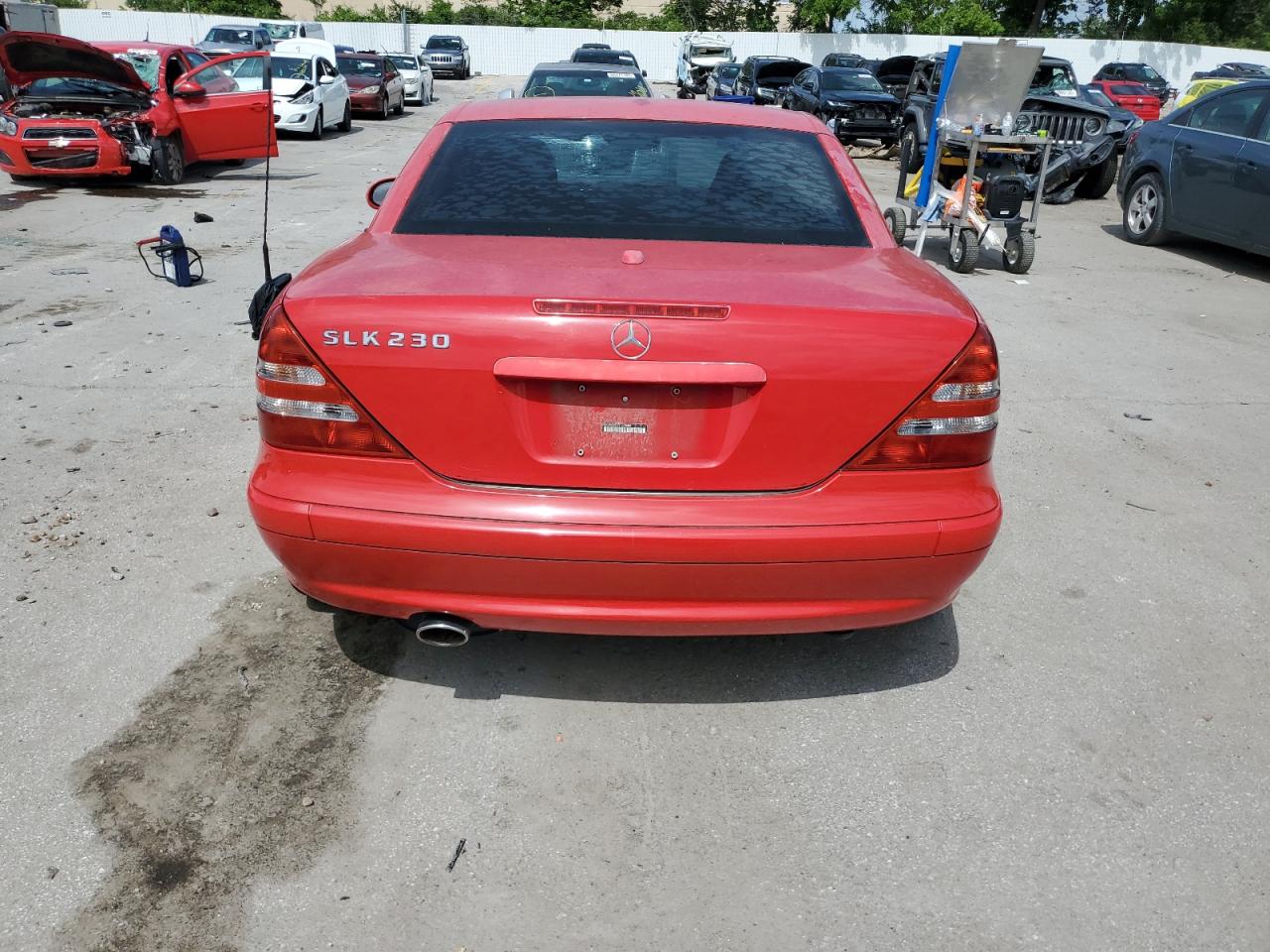 2003 Mercedes-Benz Slk 230 Kompressor VIN: WDBKK49F93F278588 Lot: 58633785