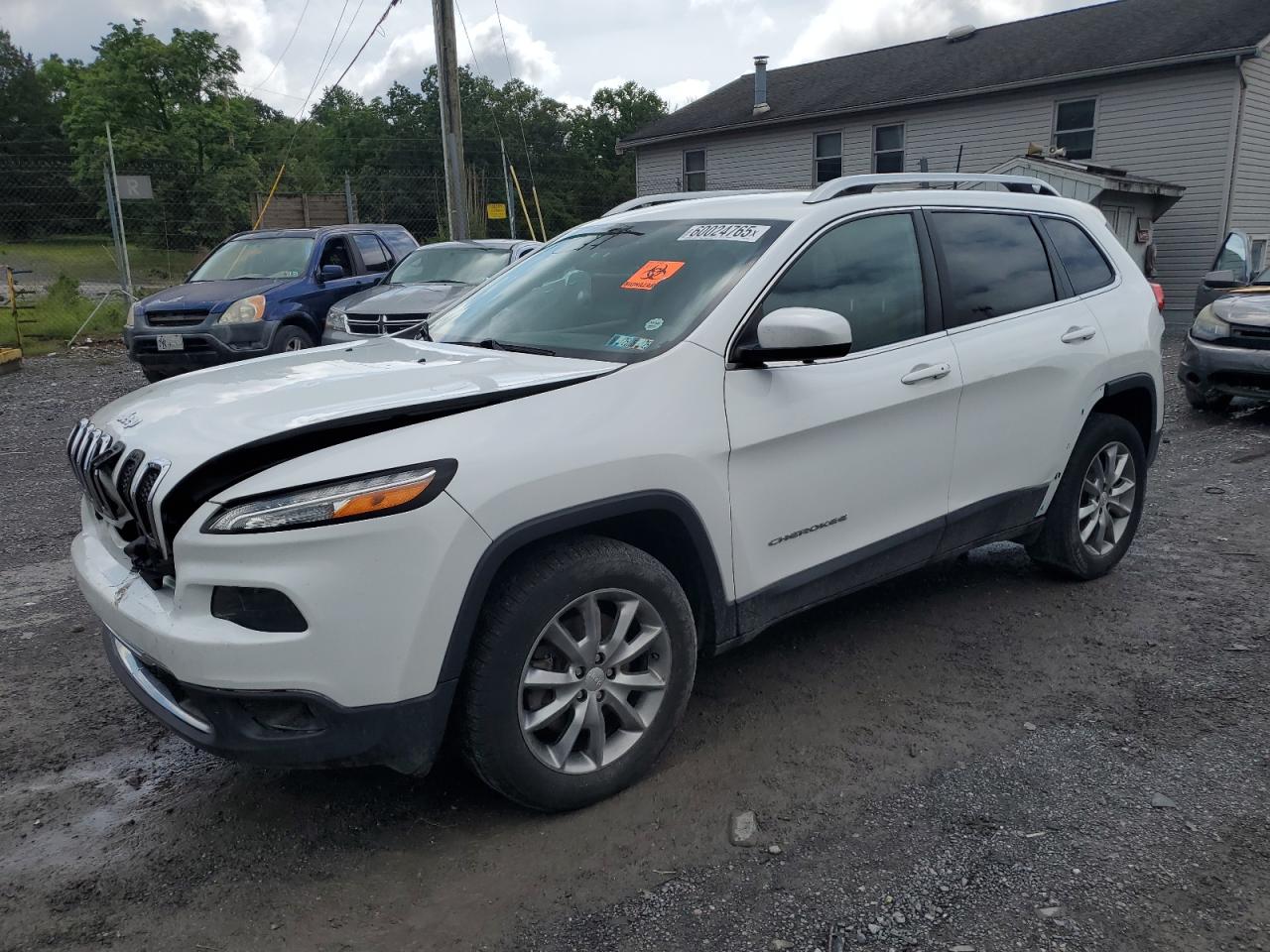 2018 Jeep Cherokee Limited de vânzare în York Haven, PA - Biohazard/Chemical