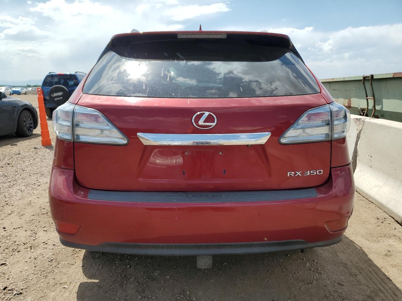 2011 Lexus Rx 350 VIN: 2T2BK1BA0BC092651 Lot: 62725985