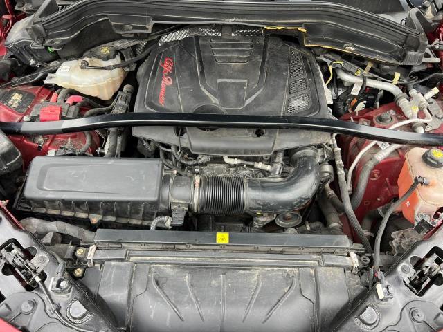  ALFA ROMEO STELVIO 2018 Czerwony