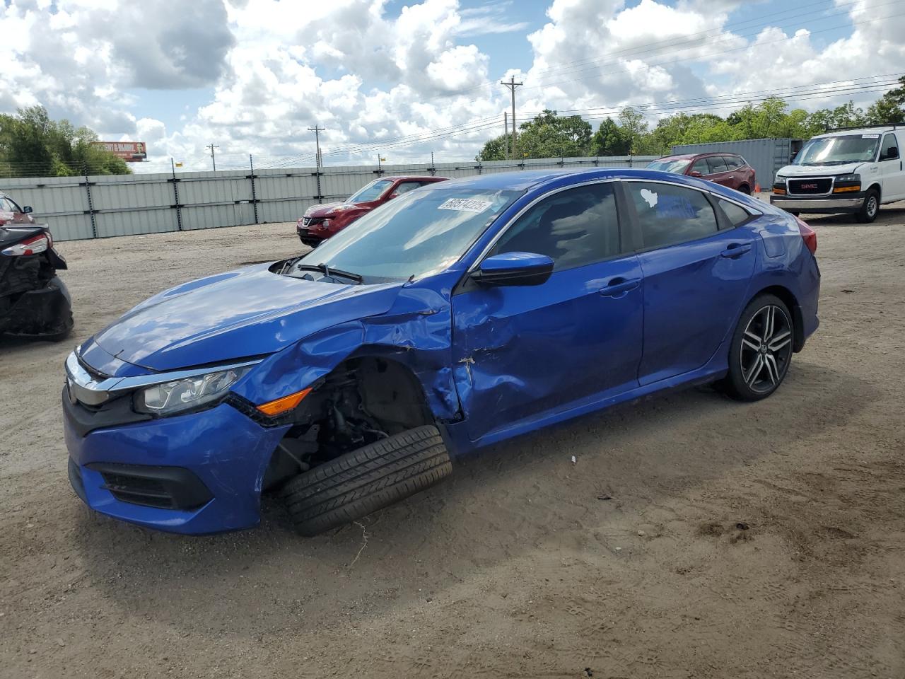 2016 Honda Civic Lx للبيع في Newton، AL - Undercarriage