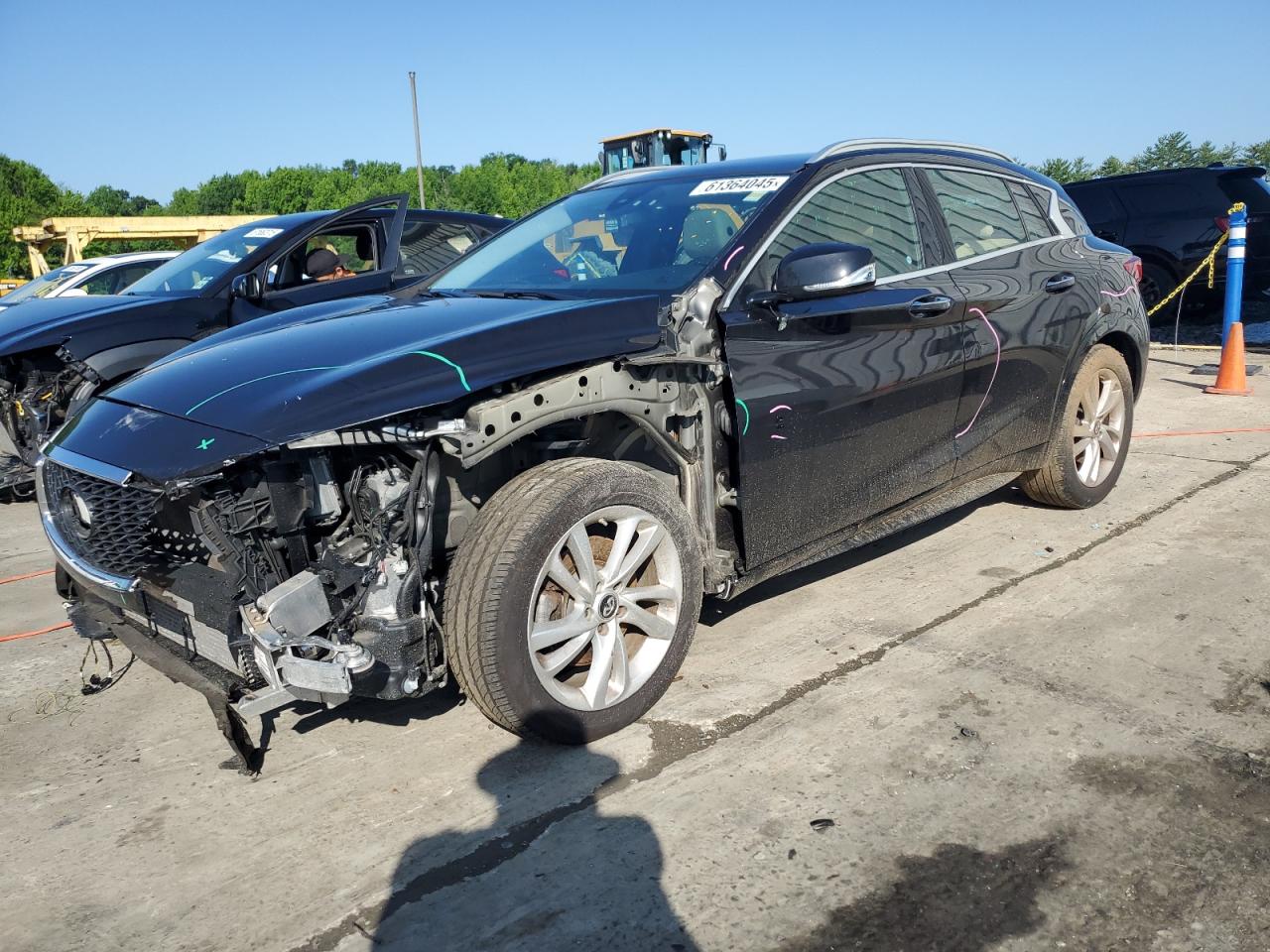 2019 Infiniti Qx30 Pure იყიდება Windsor-ში, NJ - Front End