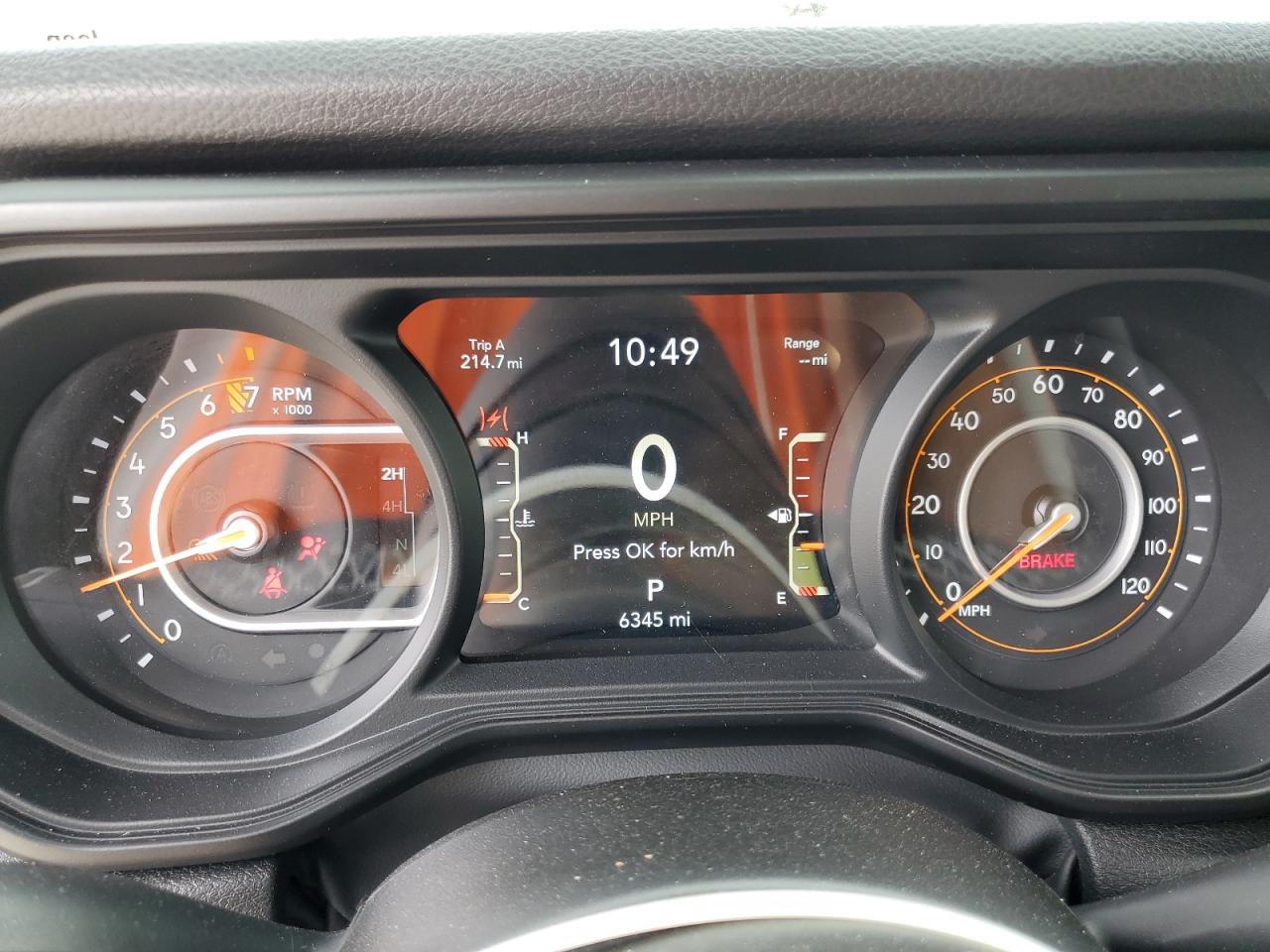 2025 Jeep Gladiator Sport VIN: 1C6PJTAG0SL503397 Lot: 62102735