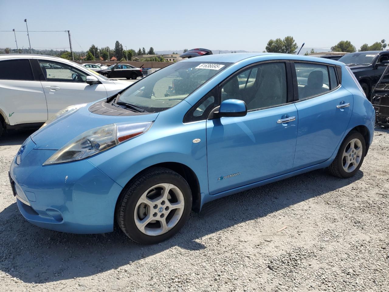 2012 Nissan Leaf Sv en Venta en Mentone, CA - Mechanical
