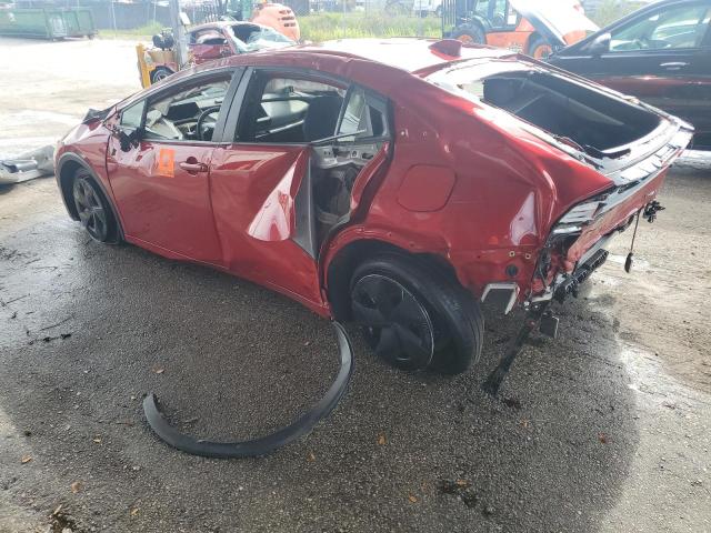  TOYOTA PRIUS 2023 Red