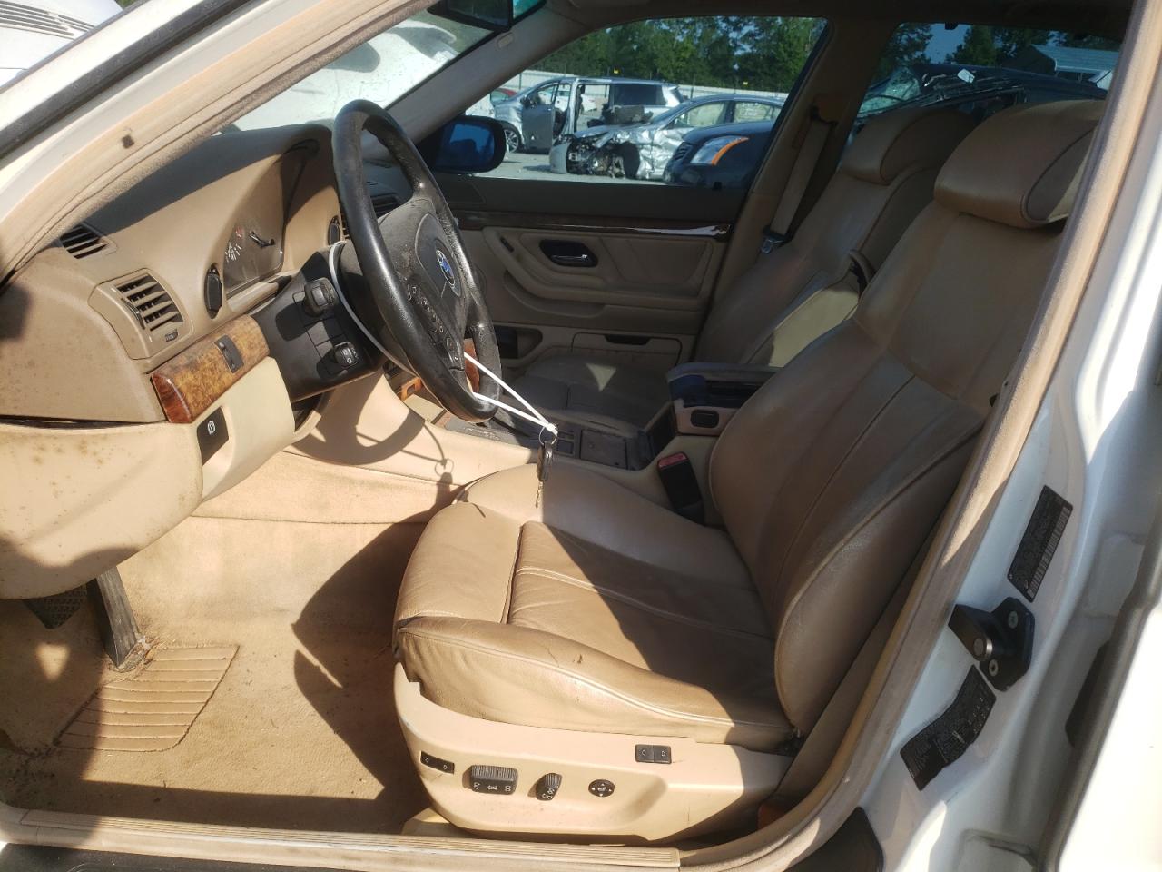 2000 BMW 740 I Automatic VIN: WBAGG8341YDN77869 Lot: 62808175