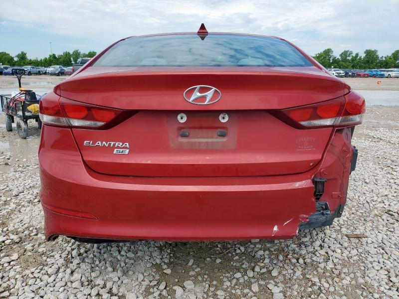 HYUNDAI ELANTRA 2017 Czerwony