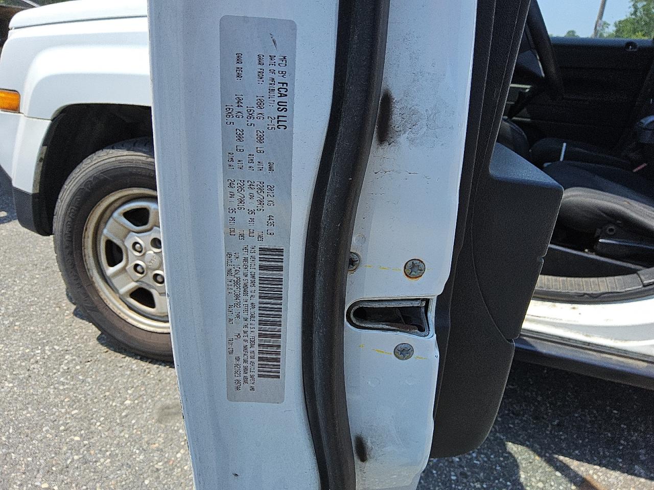 2015 Jeep Patriot Sport VIN: 1C4NJPBB2FD304782 Lot: 60790295