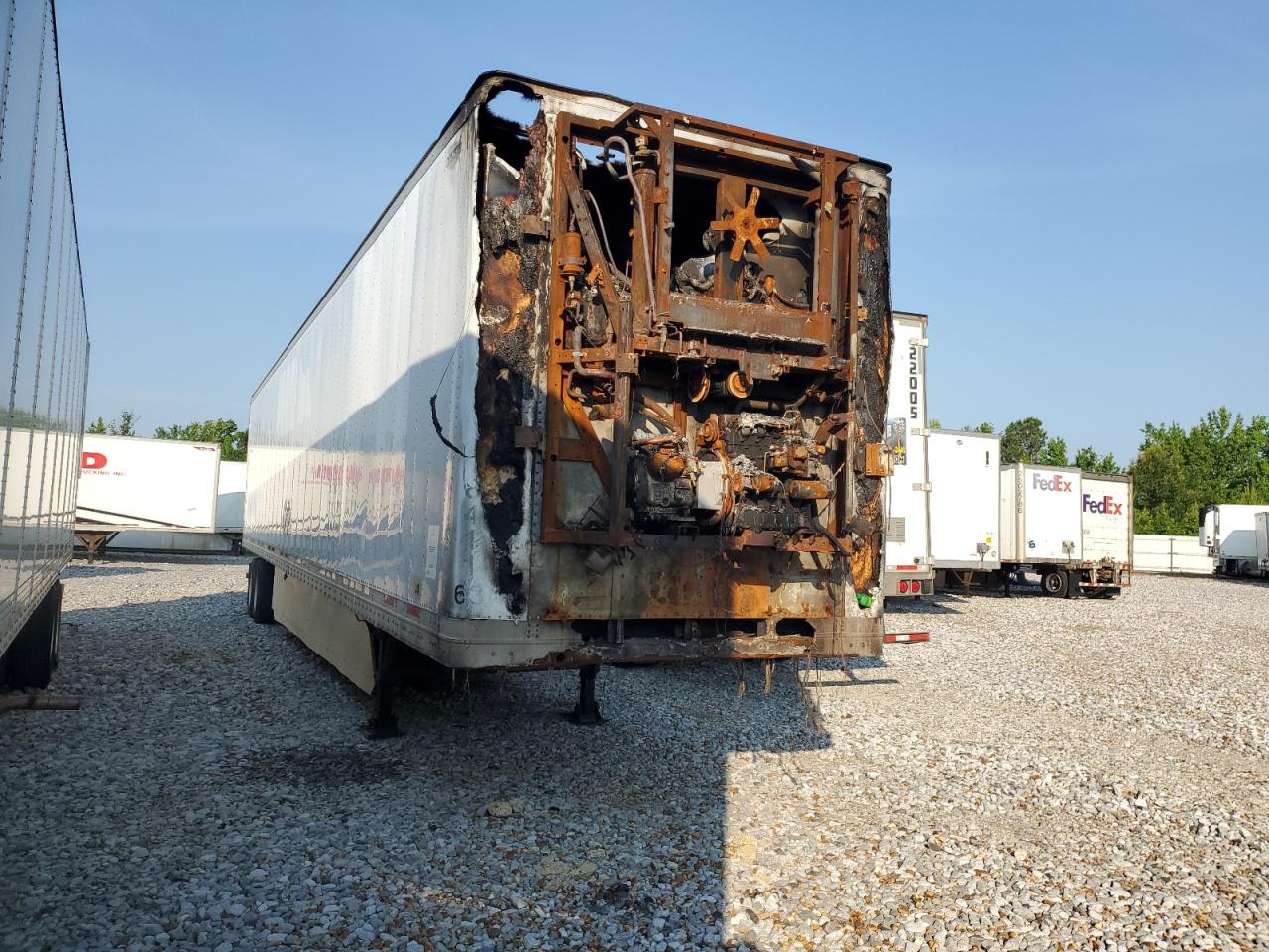 2009 Wabash Refrigerated Van Trailer იყიდება Memphis-ში, TN - Burn - Engine