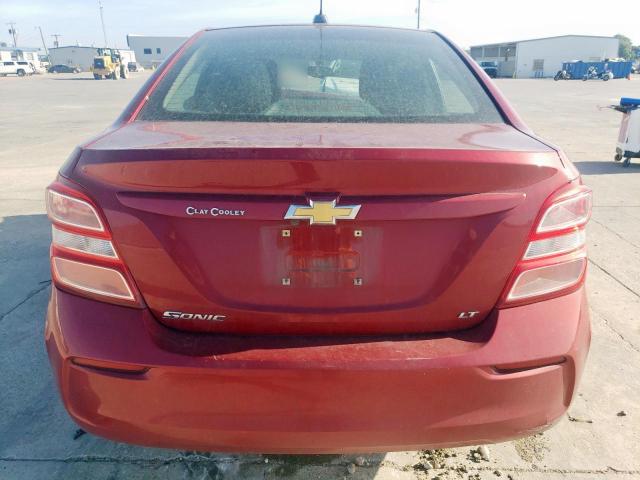  CHEVROLET SONIC 2018 Burgundy