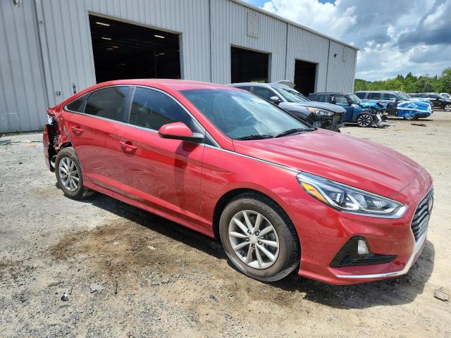  HYUNDAI SONATA 2018 Czerwony