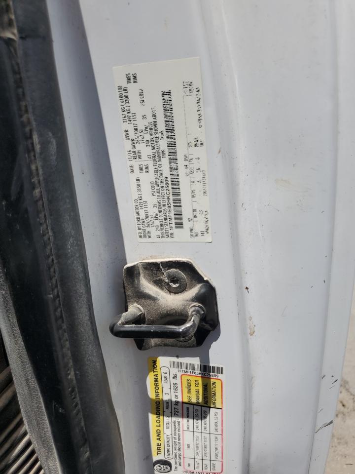 2017 Ford F150 VIN: 1FTMF1E85HKC25809 Lot: 58190015