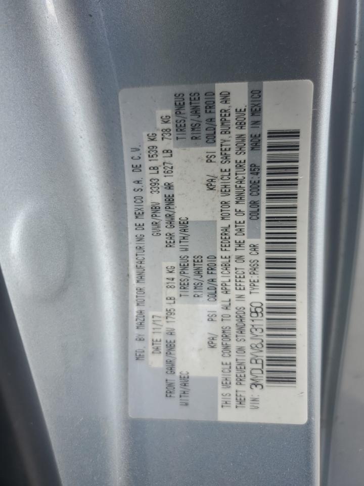 2018 Toyota Yaris Ia VIN: 3MYDLBYV8JY311950 Lot: 62073455