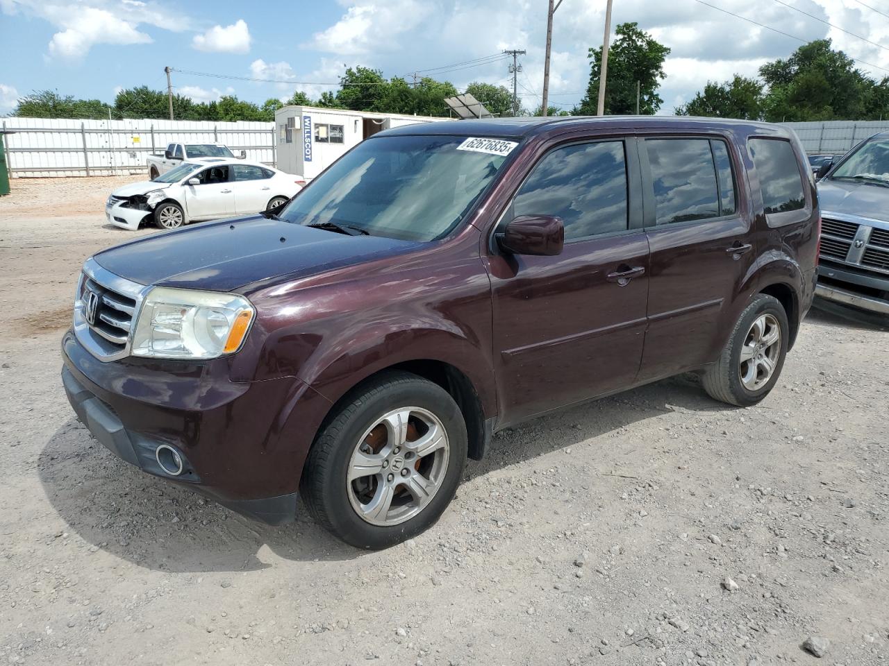 HONDA PILOT 2012 5FNYF3H5XCB028865