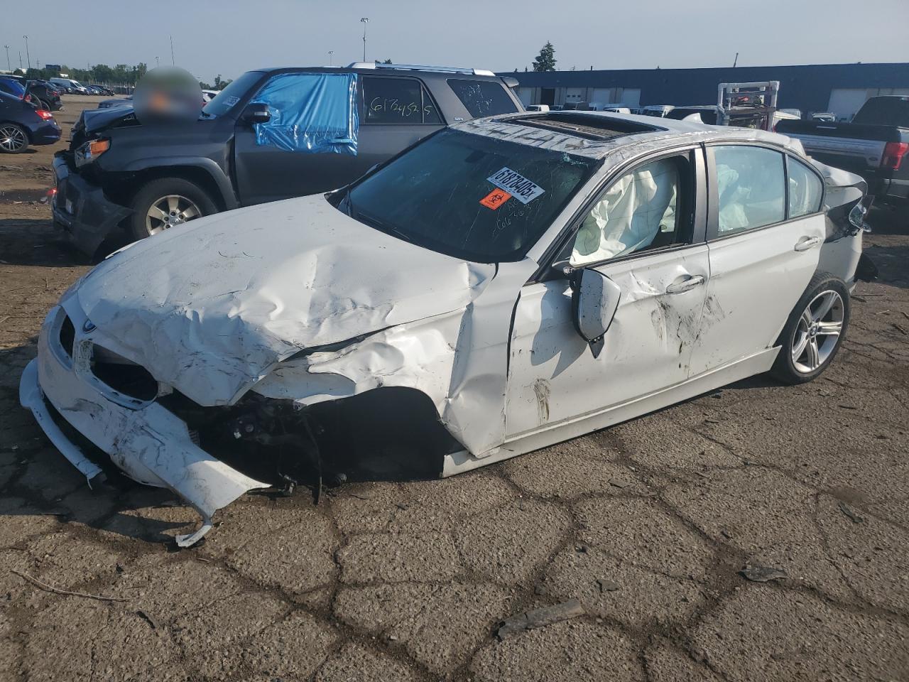 2015 BMW 320 I xDrive VIN: WBA3C3C53FP663637 Lot: 61878405